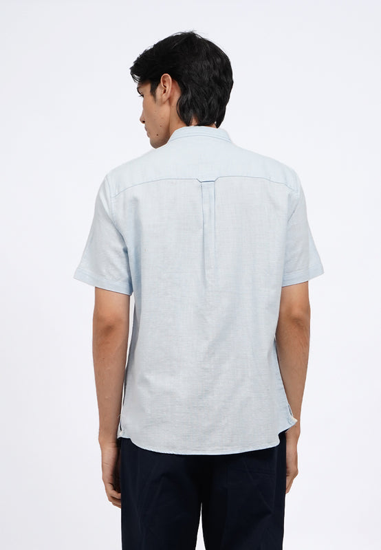 Linen Blend Short Sleeve Koko Shirt