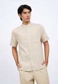 Linen Blend Short Sleeve Koko Shirt
