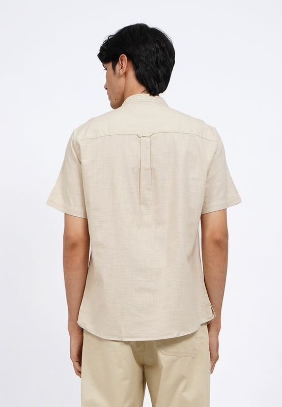 Linen Blend Short Sleeve Koko Shirt