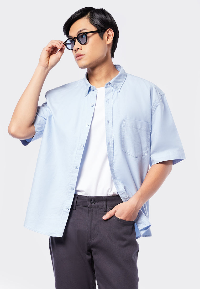 Relaxed Fit Short Sleeve Shirt