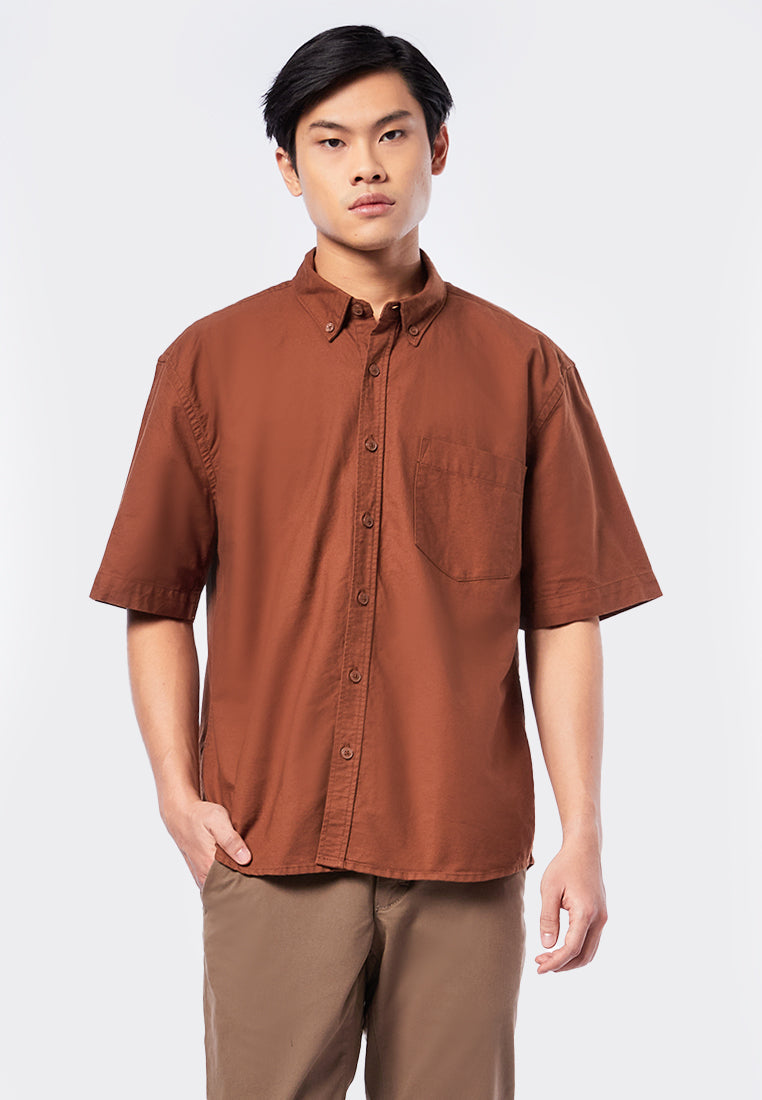 Relaxed Fit Short Sleeve Shirt