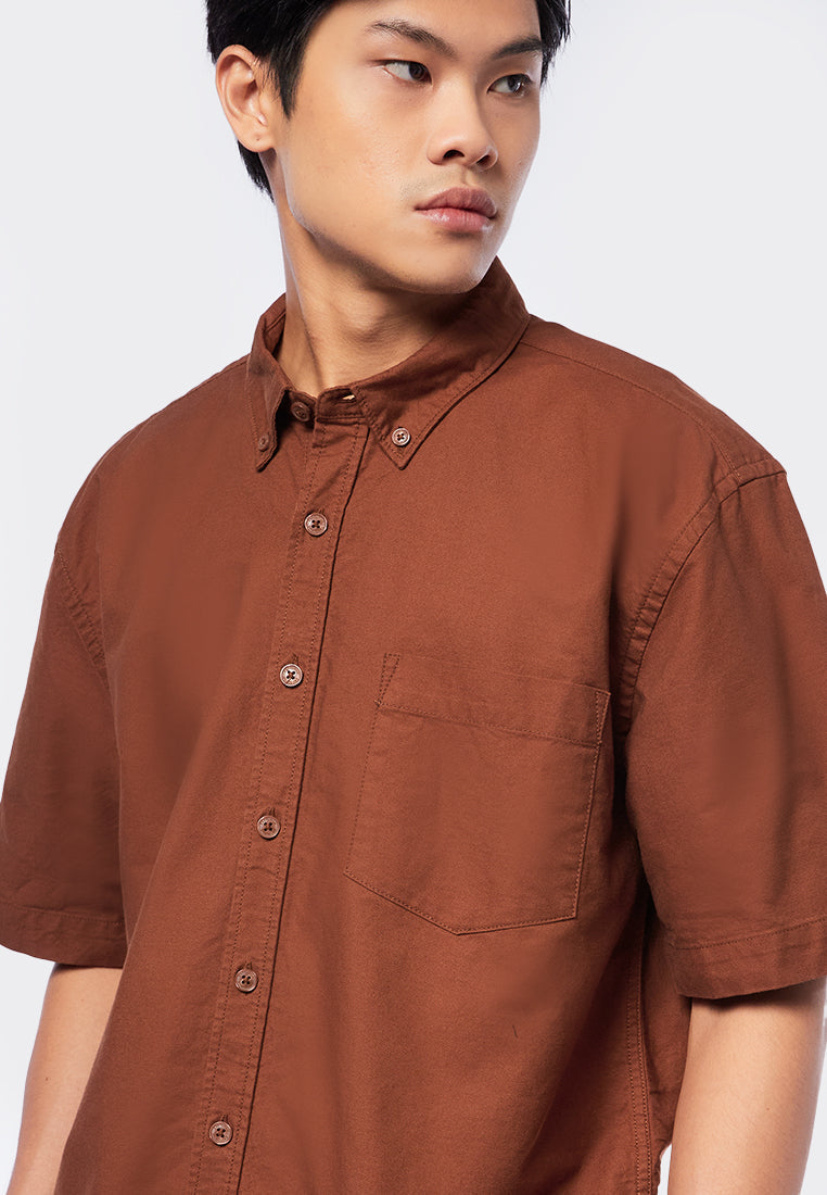 Relaxed Fit Short Sleeve Shirt