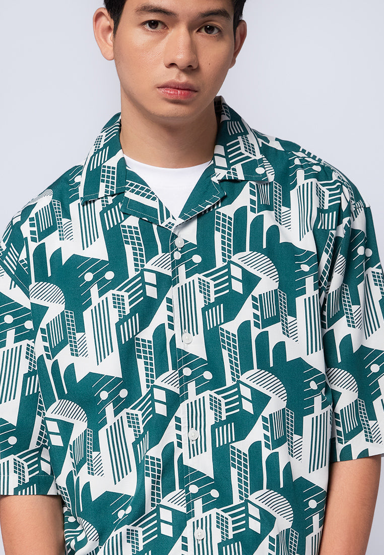 Printed Short Sleeve Resort Shirt