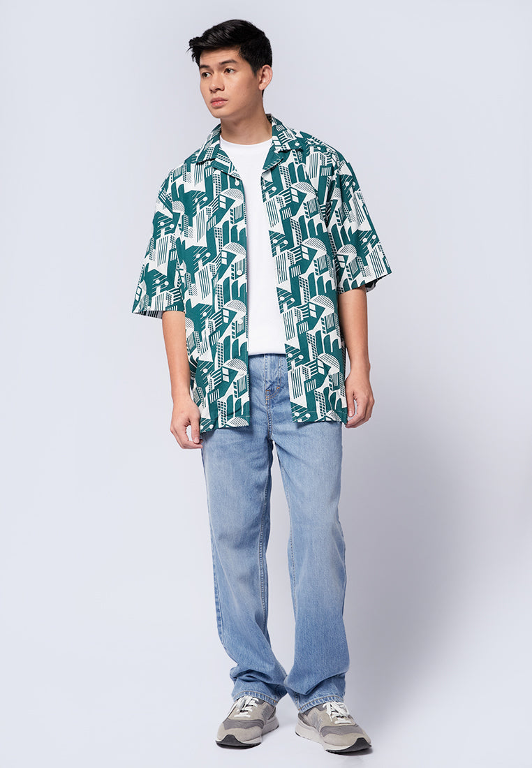 Printed Short Sleeve Resort Shirt