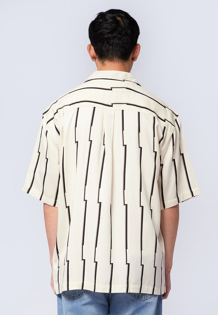 Relaxed Fit Short Sleeve Printed Shirt