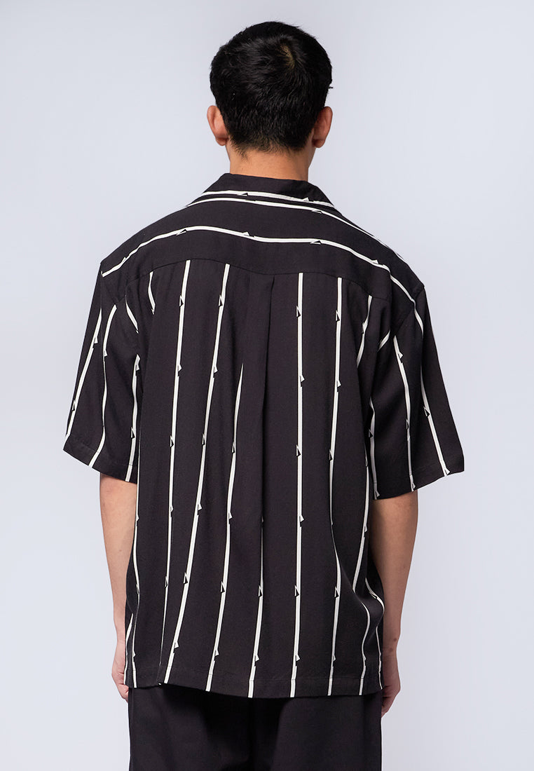 Relaxed Fit Short Sleeve Printed Shirt