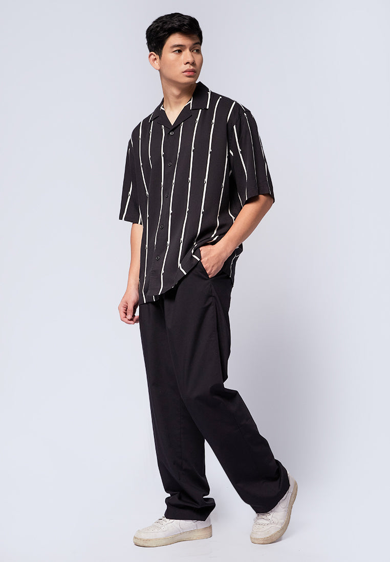 Relaxed Fit Short Sleeve Printed Shirt