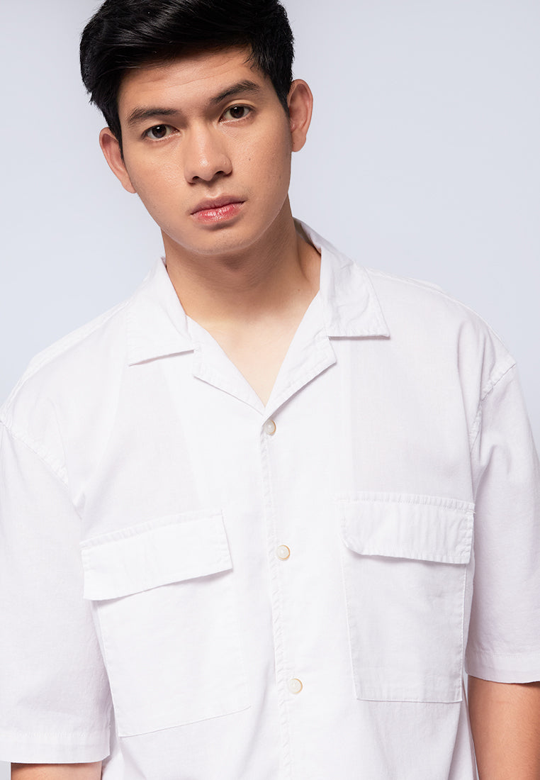 Double Pocket Short Sleeve Resort Shirt