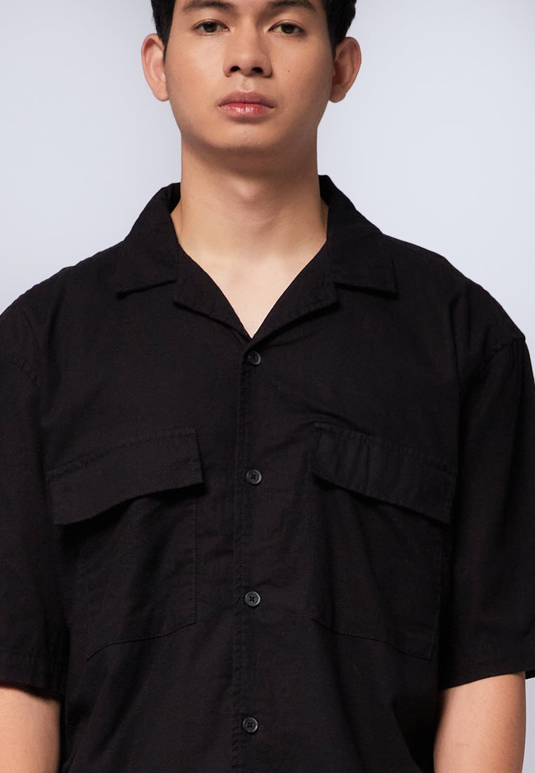 Double Pocket Short Sleeve Resort Shirt