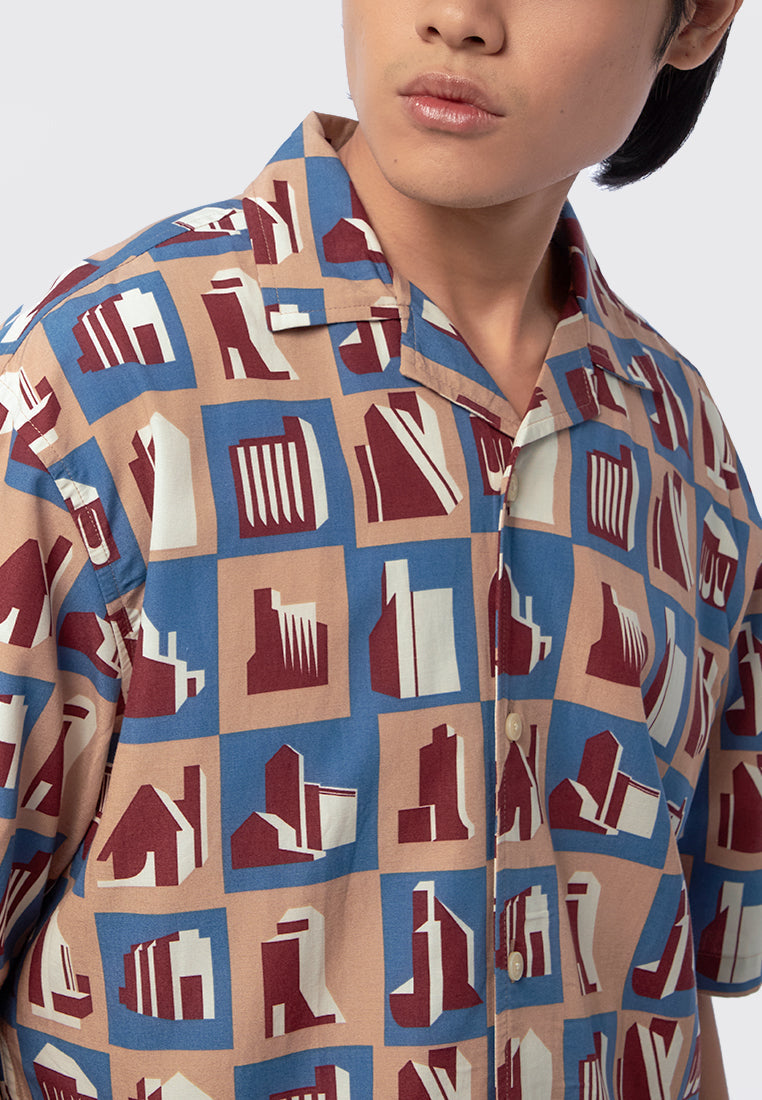Relaxed Fit Printed Resort Shirt
