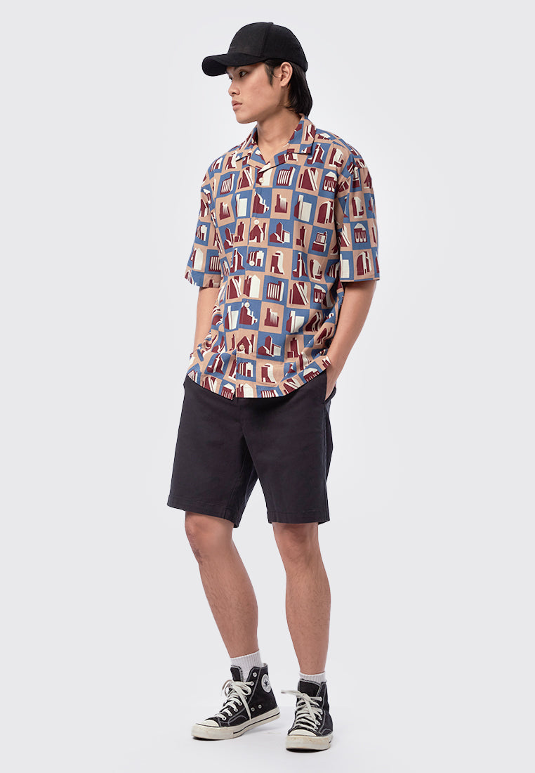 Relaxed Fit Printed Resort Shirt