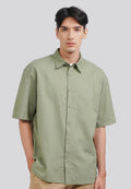 Seersucker Short Sleeve Shirt Sage