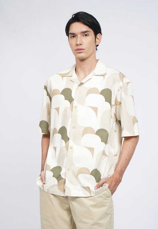 Printed Short Sleeve Resort Shirt