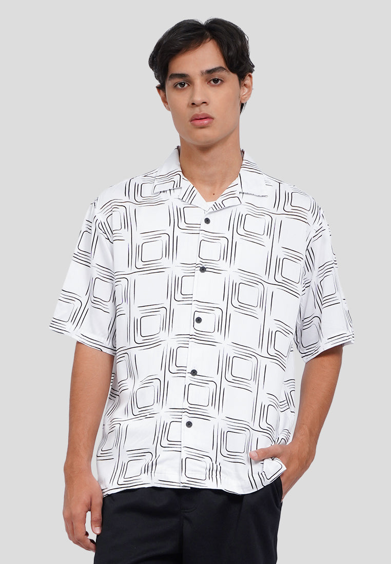 Relaxed Fit Printed Resort Shirt