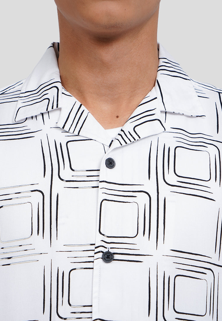 Relaxed Fit Printed Resort Shirt