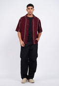 Short Sleeve Stripes Resort Shirt