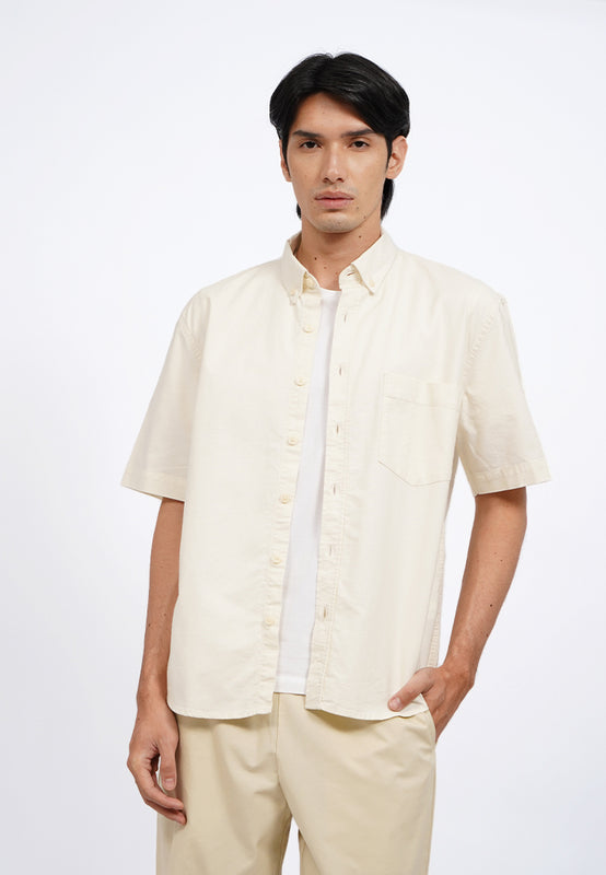 Short Sleeve Relaxed Oxford Shirt