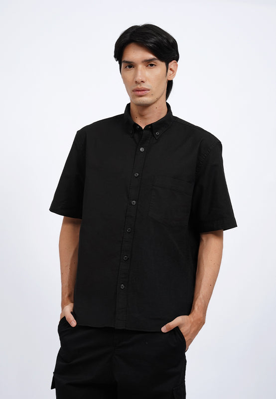 Short Sleeve Relaxed Oxford Shirt