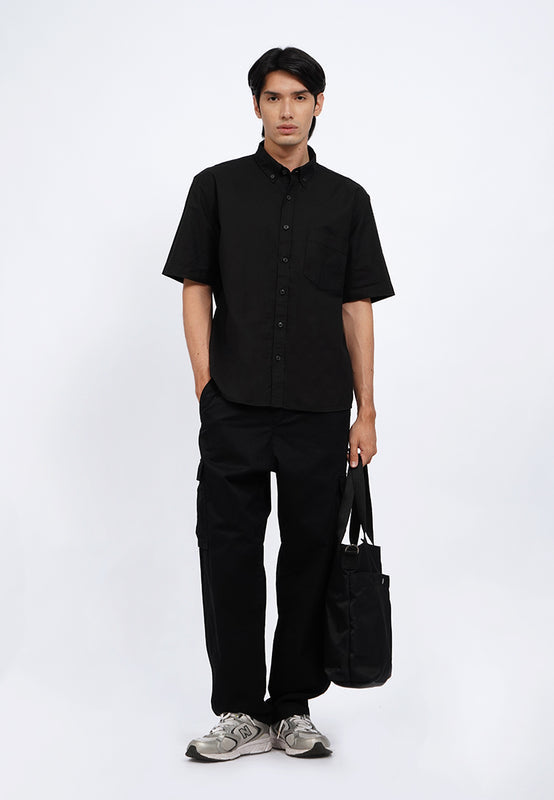 Short Sleeve Relaxed Oxford Shirt