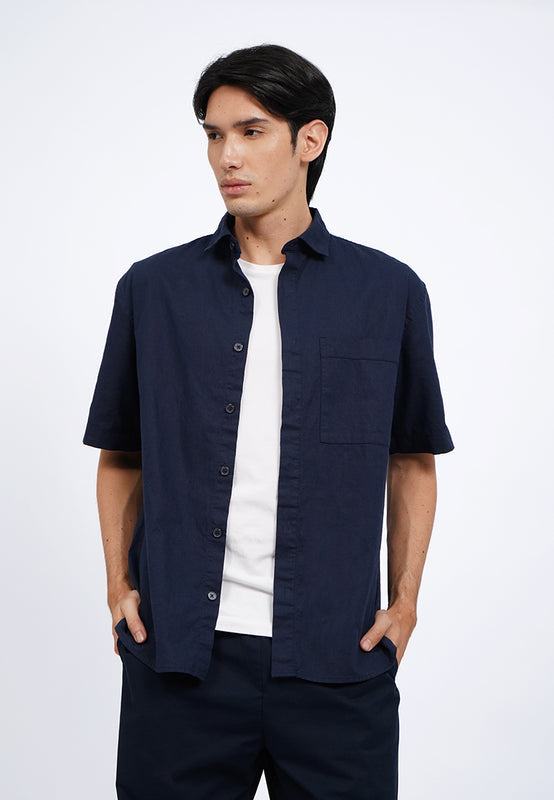 Relaxed Fit Short Sleeve Shirt