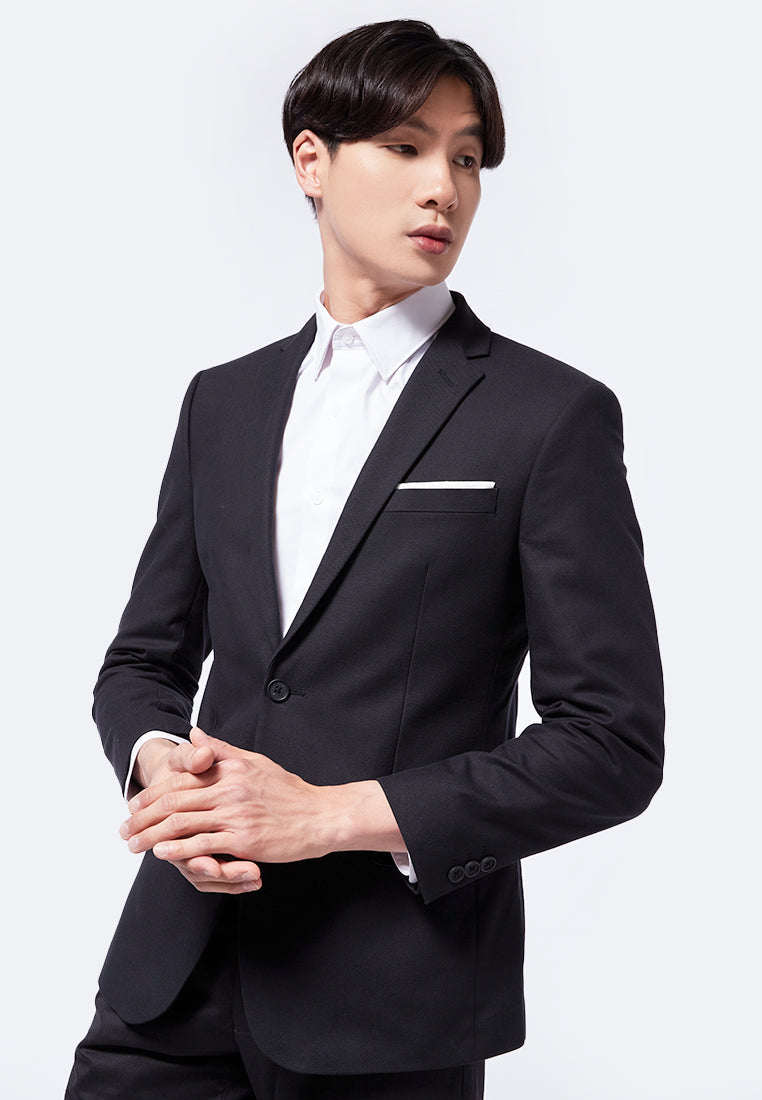Blazer with Pocket Square Details