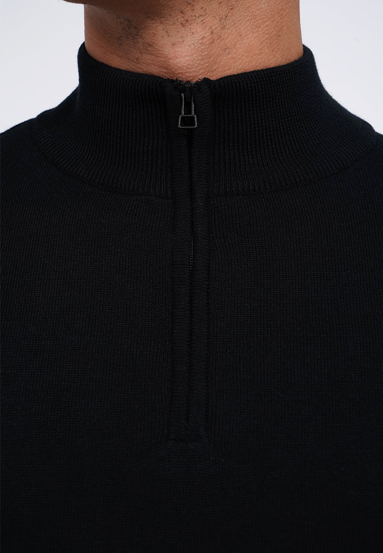 1/4 Zip Long Sleeve Sweater