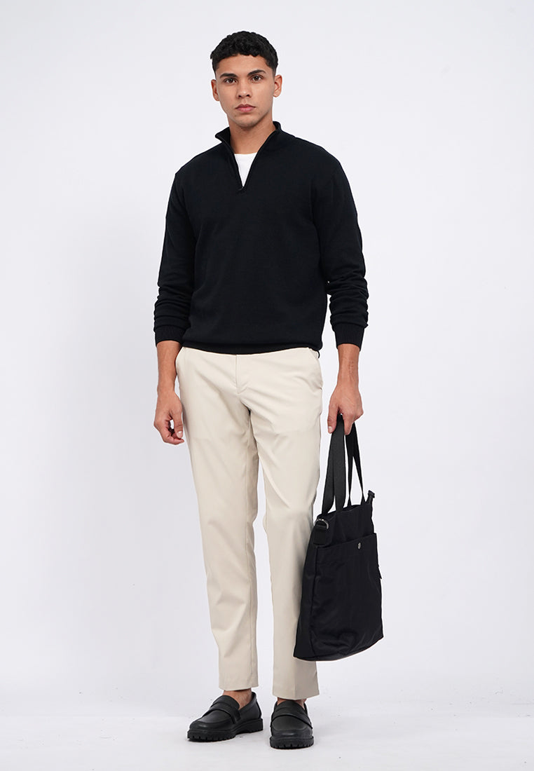 1/4 Zip Long Sleeve Sweater