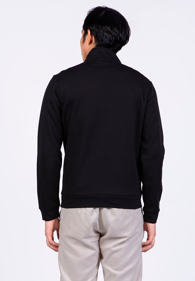 High Neck Long Sleeve Sweatshirt