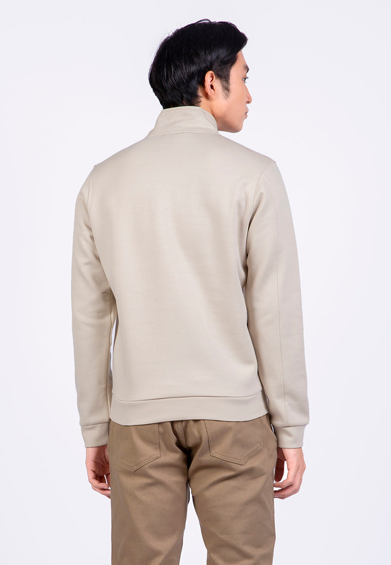 High Neck Long Sleeve Sweatshirt