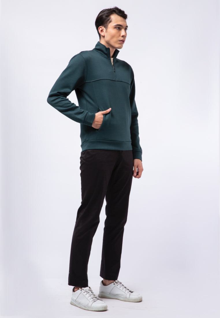 1/4 Zip Long Sleeve Sweatshirt