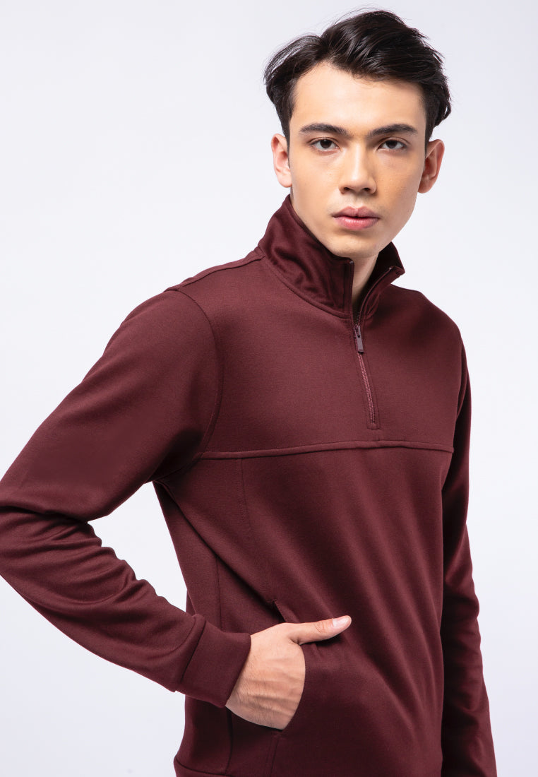 1/4 Zip Long Sleeve Sweatshirt