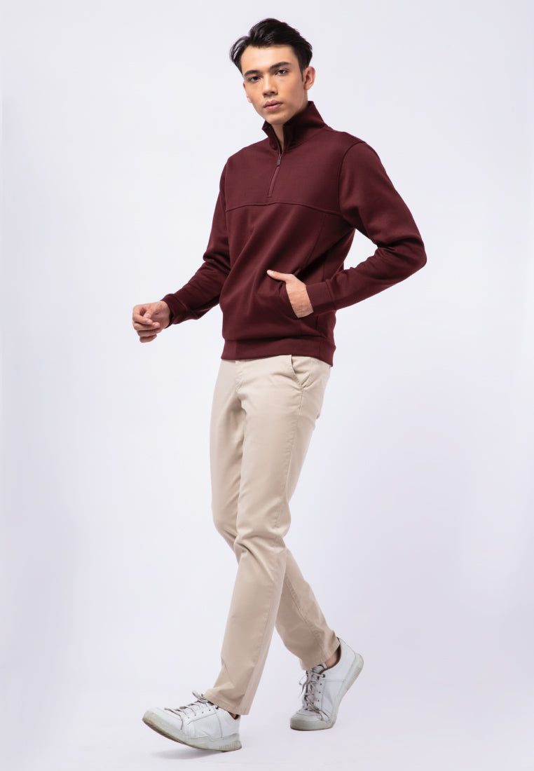 1/4 Zip Long Sleeve Sweatshirt