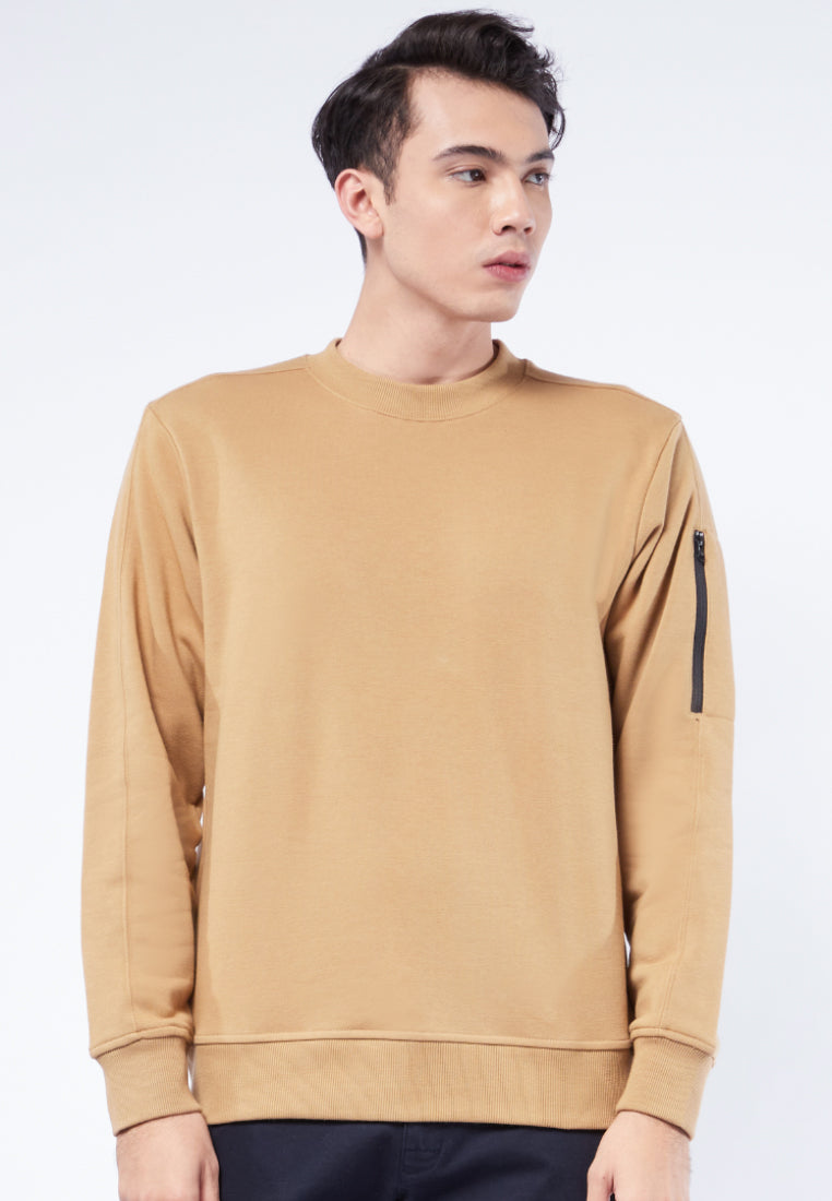 Sweatshirt with Zip Details