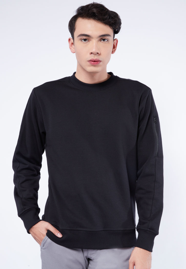 Sweatshirt with Zip Details