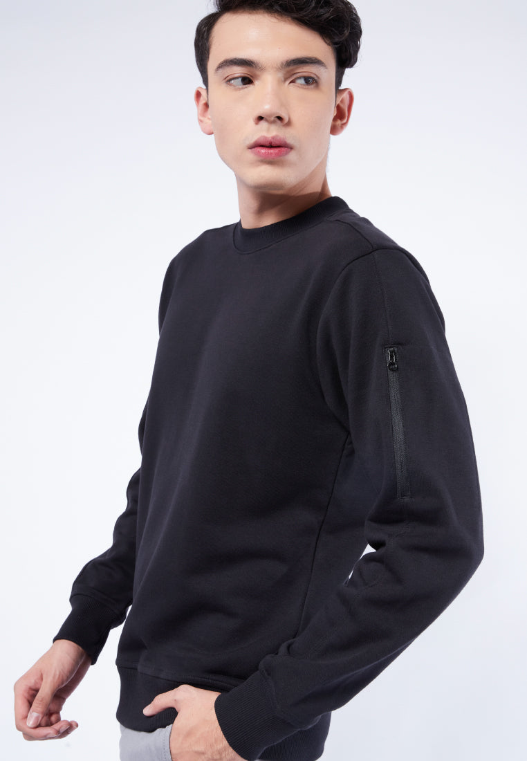 Sweatshirt with Zip Details