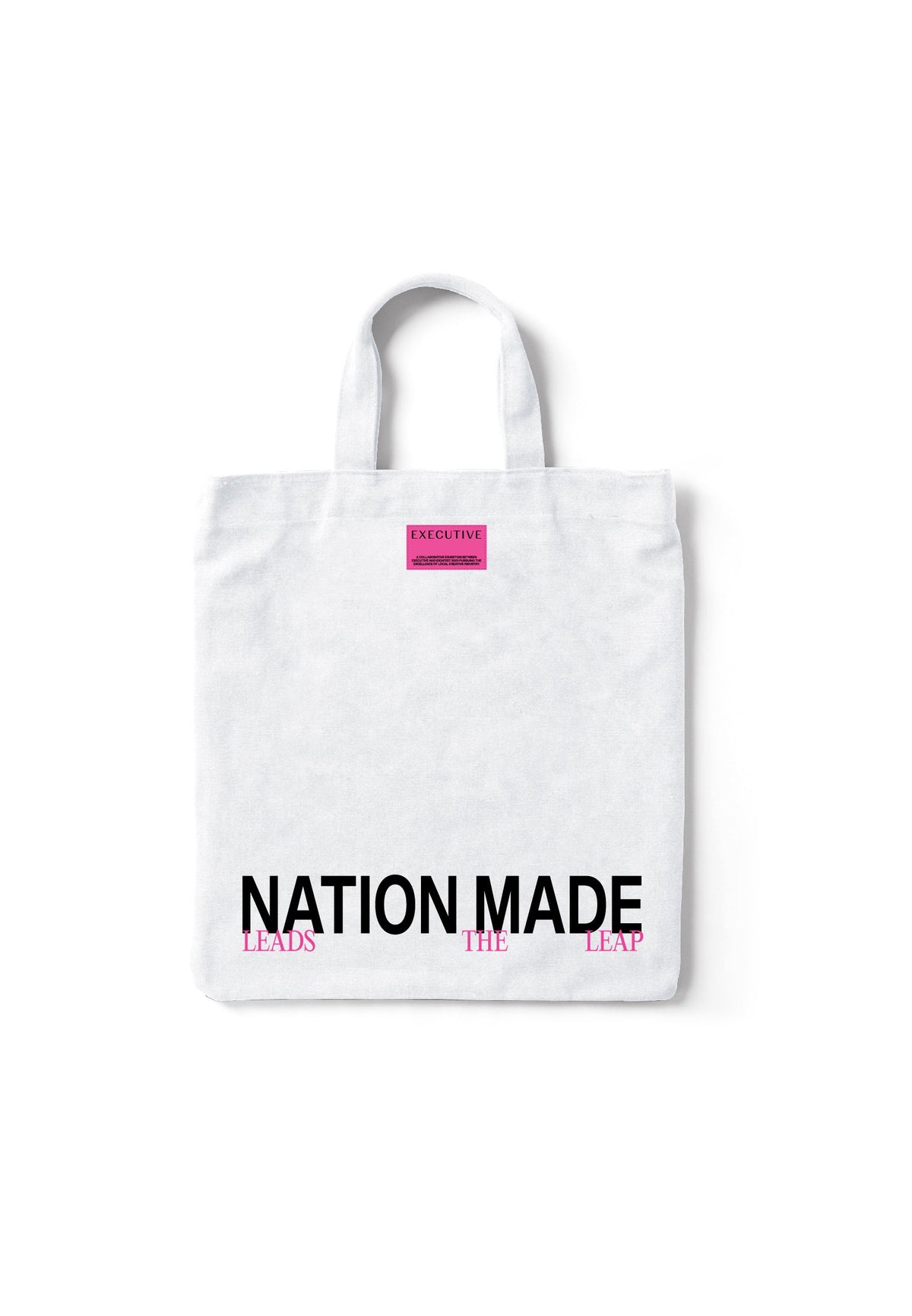 Executive x Ideafest White Tote Bag