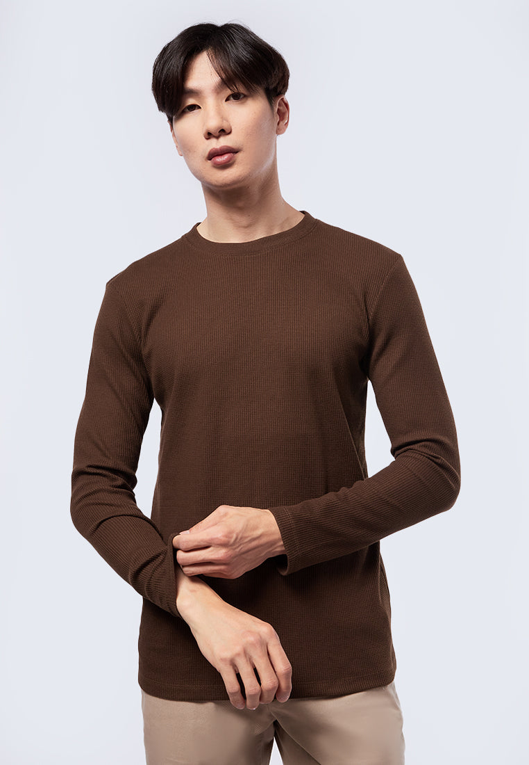 Long Sleeve Waffle T-Shirt