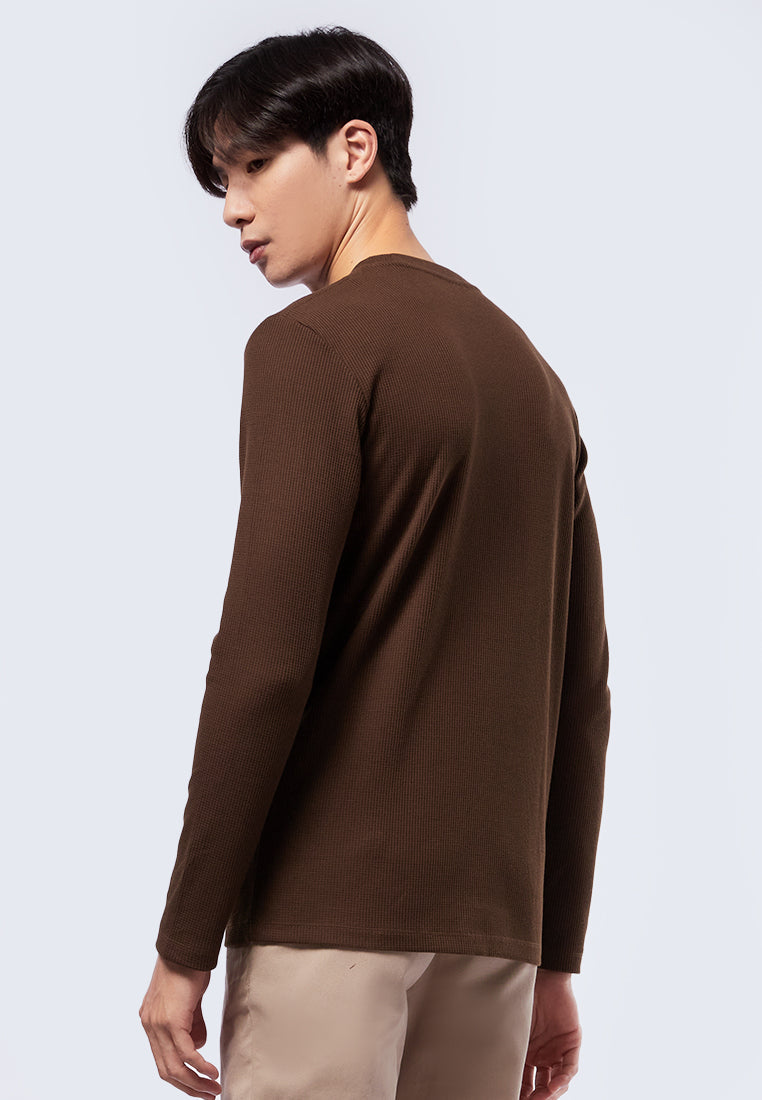 Long Sleeve Waffle T-Shirt