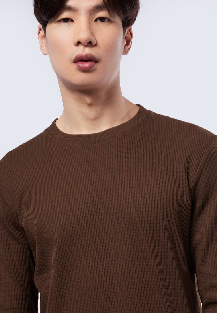Long Sleeve Waffle T-Shirt