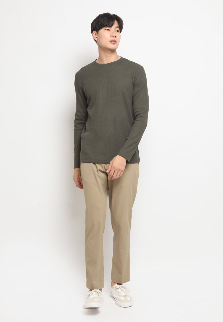 Long Sleeve Waffle T-shirt