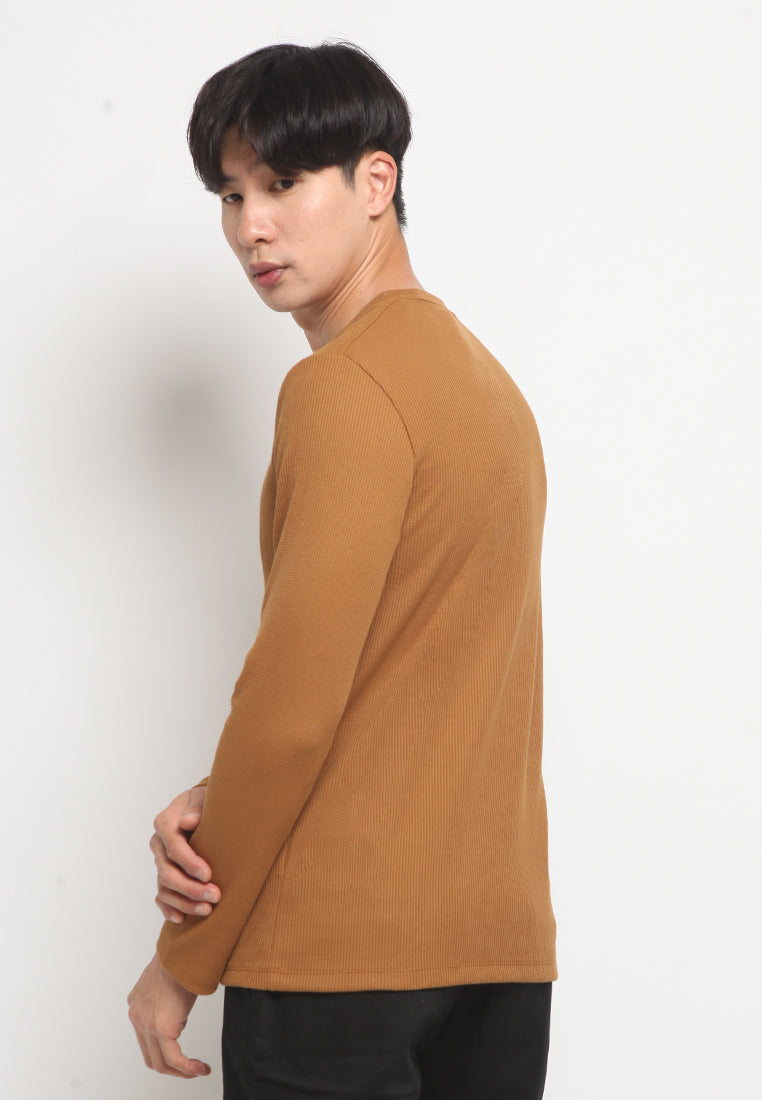 Long Sleeve Waffle T-shirt