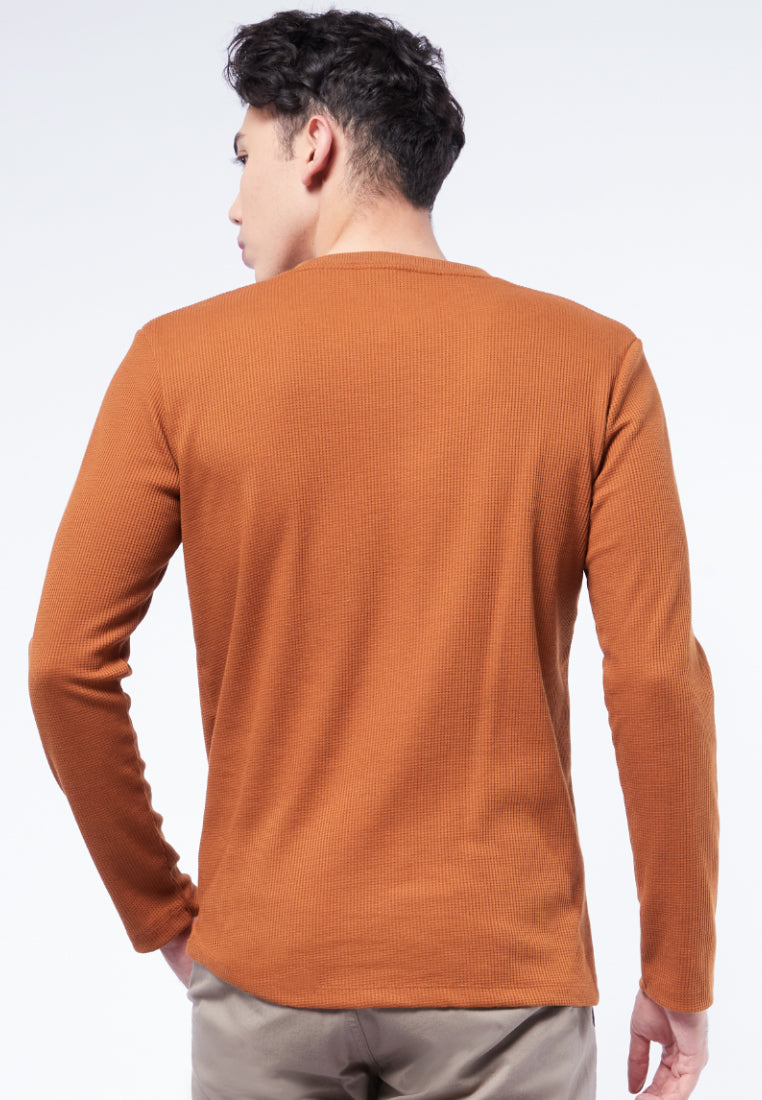 Long Sleeve Waffle T-Shirt