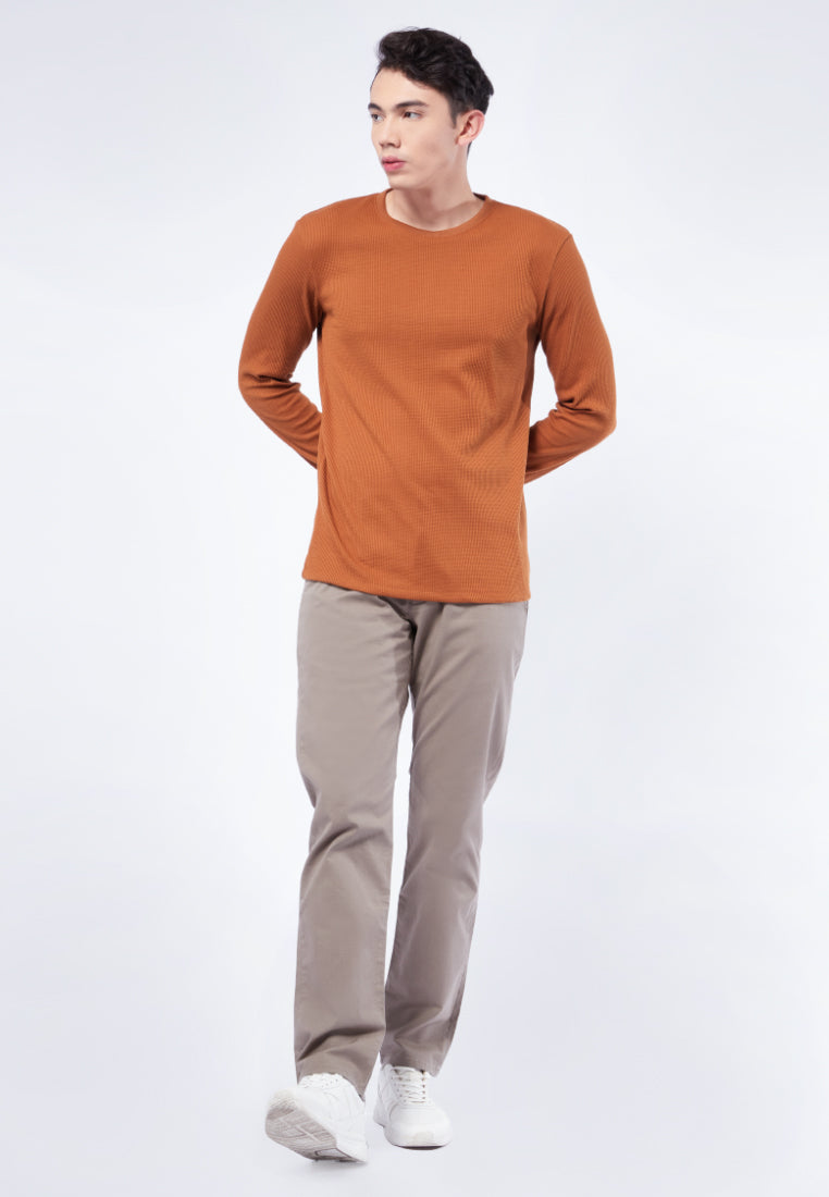 Long Sleeve Waffle T-Shirt