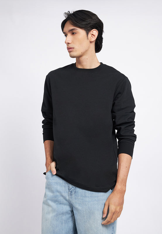 Double Knit Long Sleeve T-Shirt