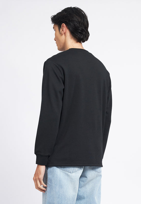 Double Knit Long Sleeve T-Shirt