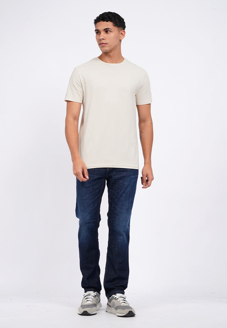 Slim Fit Short Sleeve Basic T-Shirt