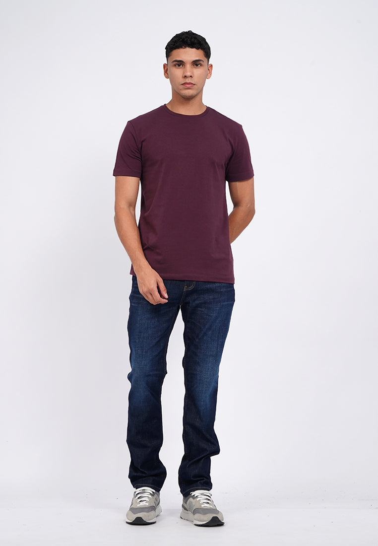 Slim Fit Short Sleeve Basic T-Shirt