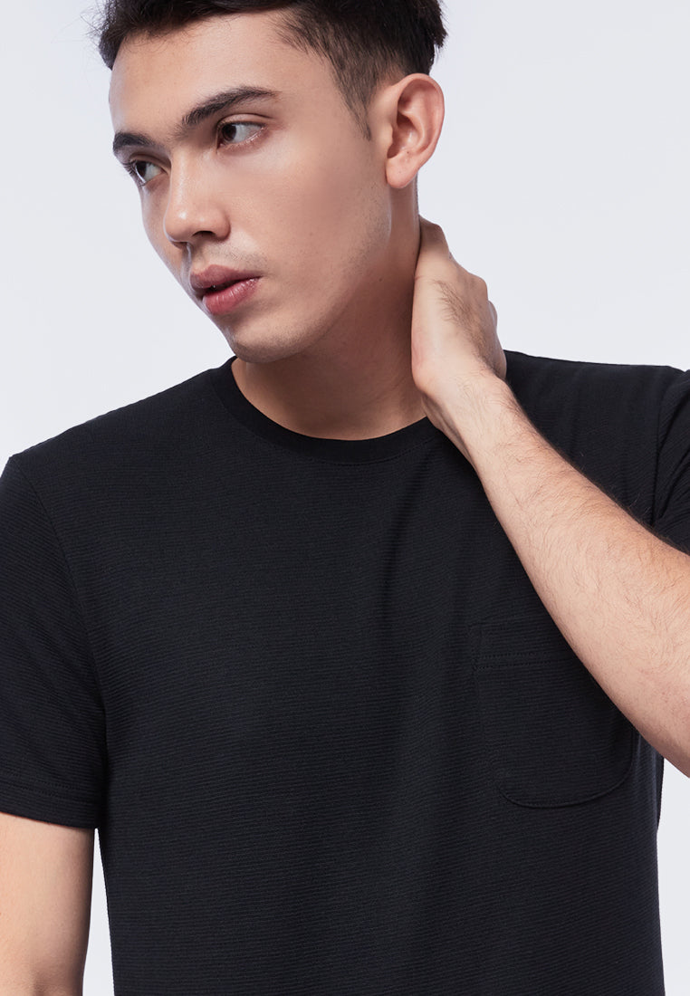 Round Neck T-Shirt with Pocket