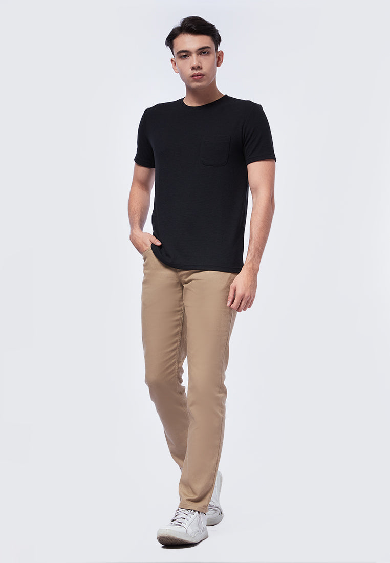 Round Neck T-Shirt with Pocket