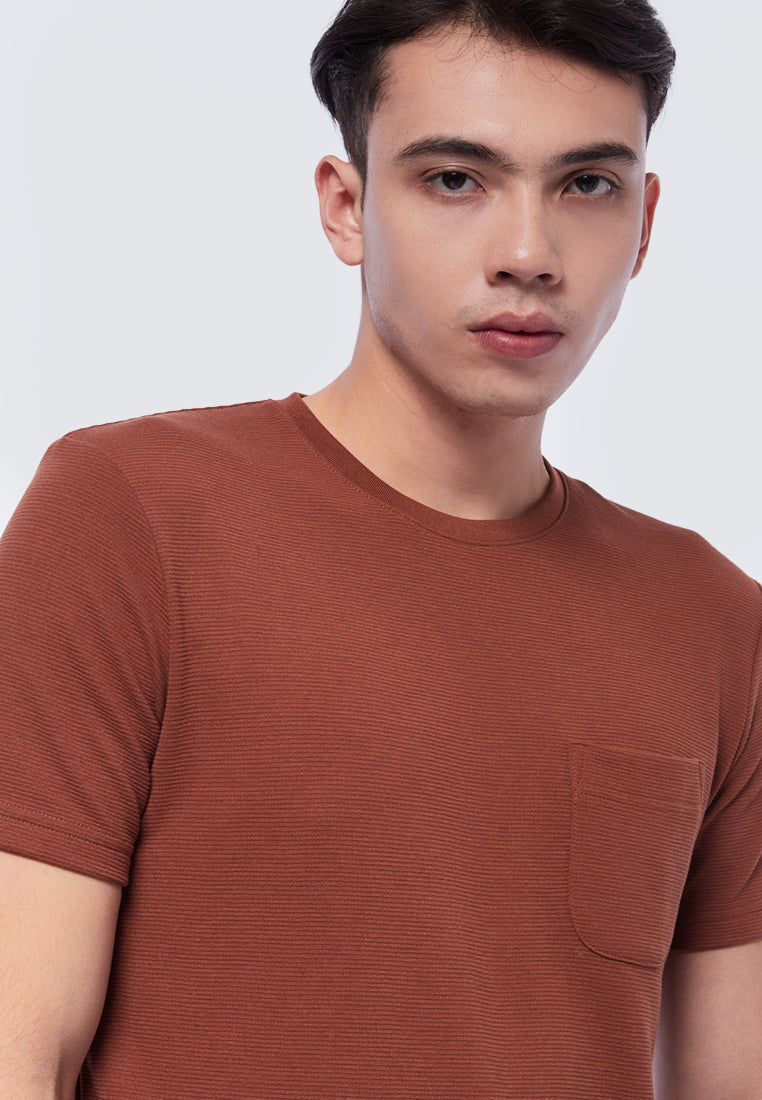 Round Neck T-Shirt with Pocket